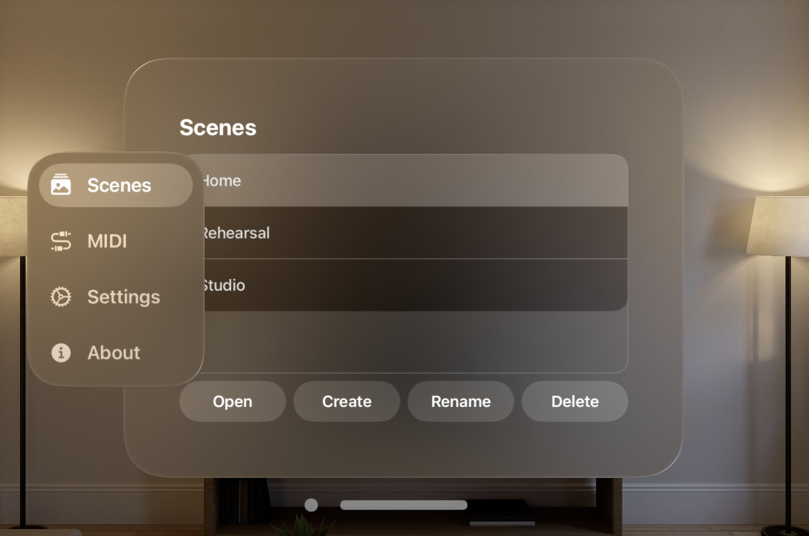 Main Window Sidebar
