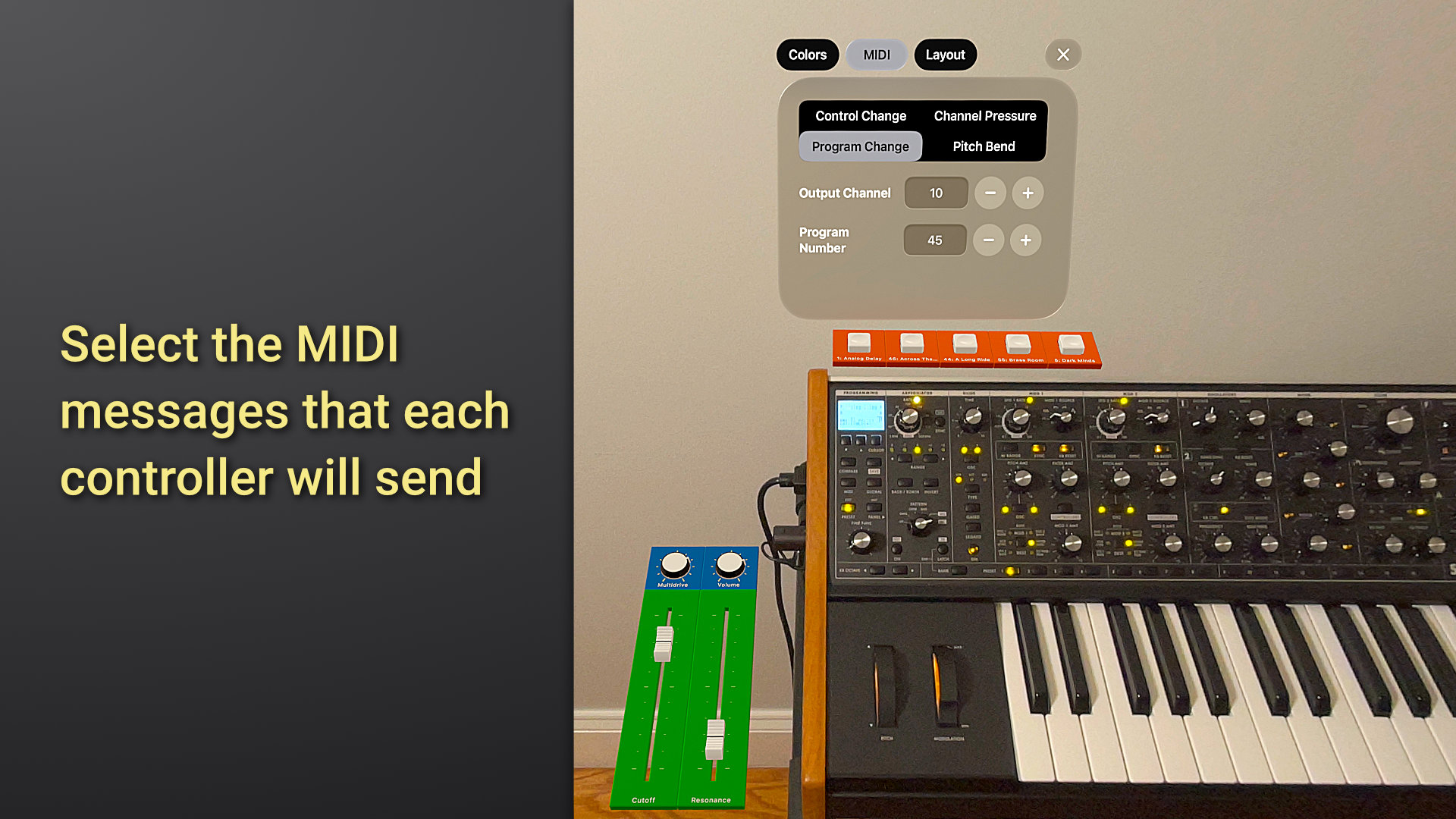 MIDI Widgets screenshot