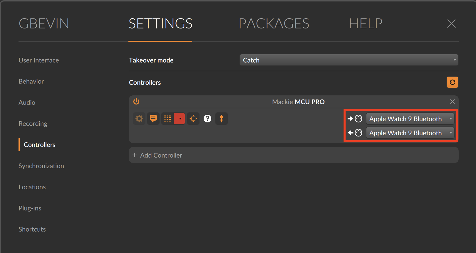 Bitwig MCU 2