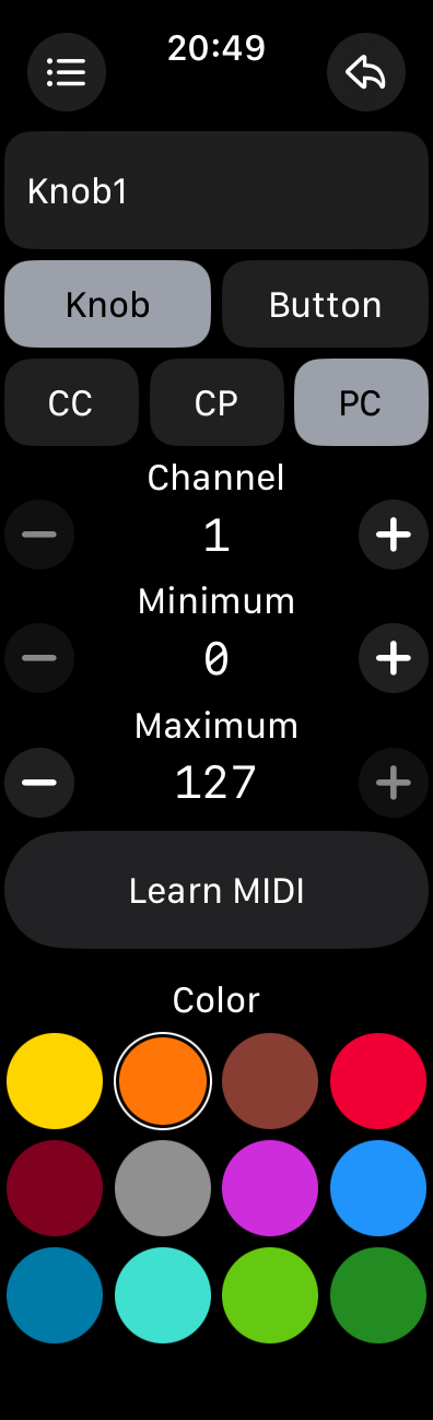 Knob PC Configuration