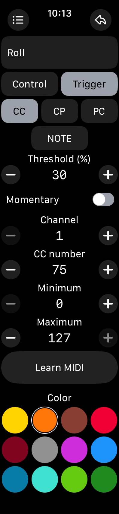 Trigger CC Configuration
