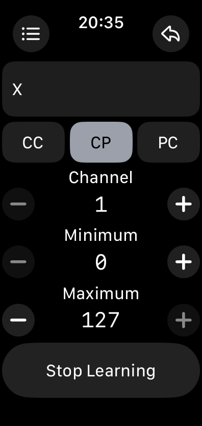 XY CP Configuration