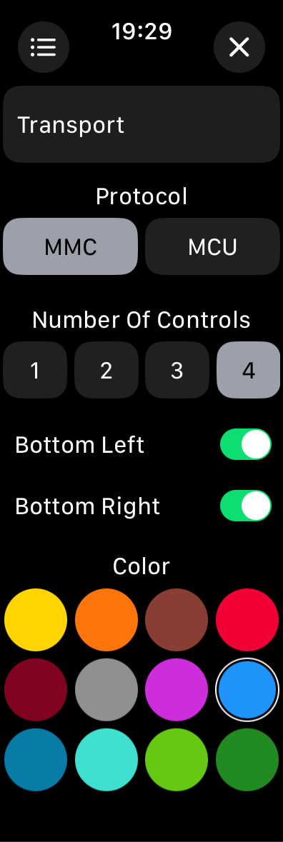 Transport Motion Layout