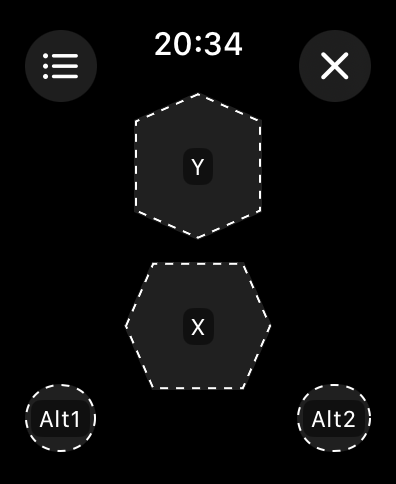 Panel XY Configure Control