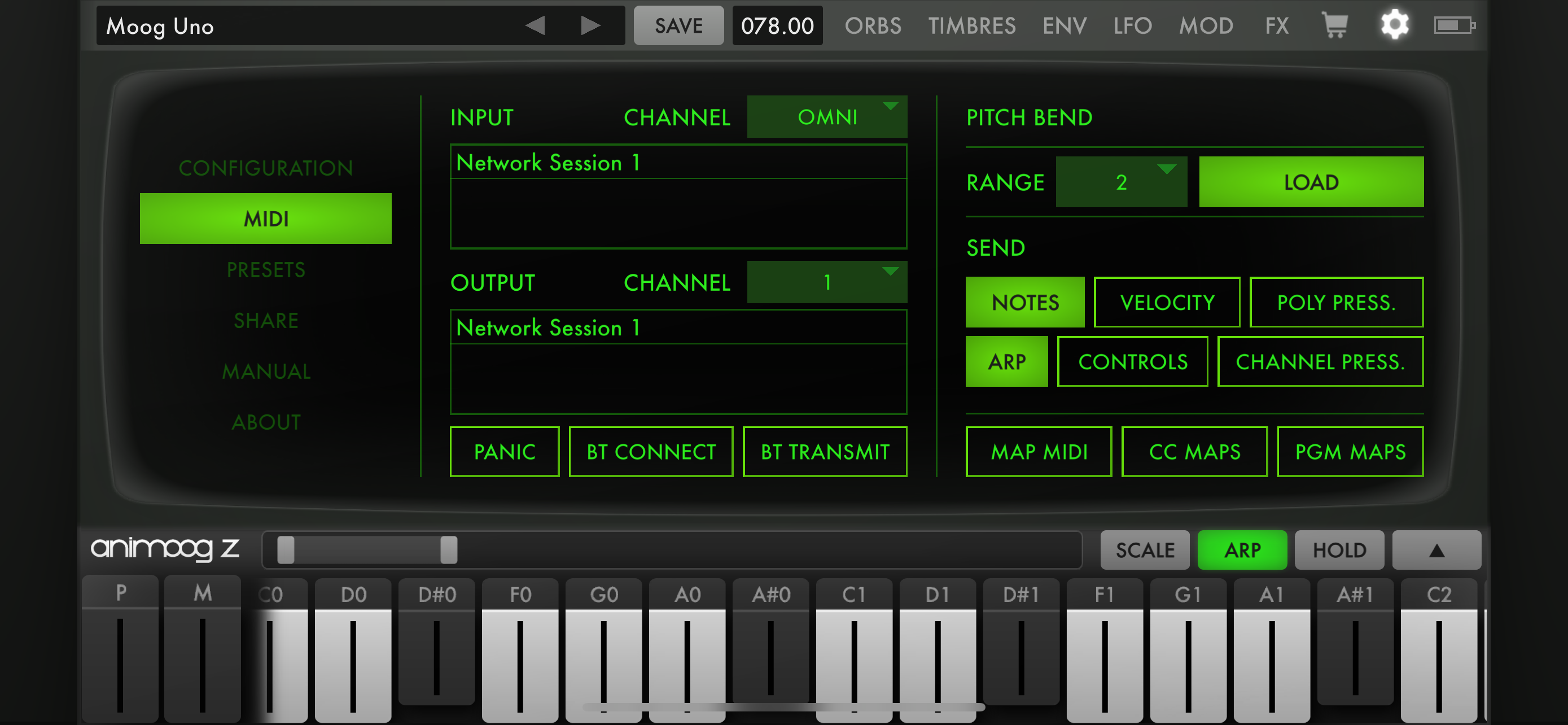 Animoog Z Quickstart 2