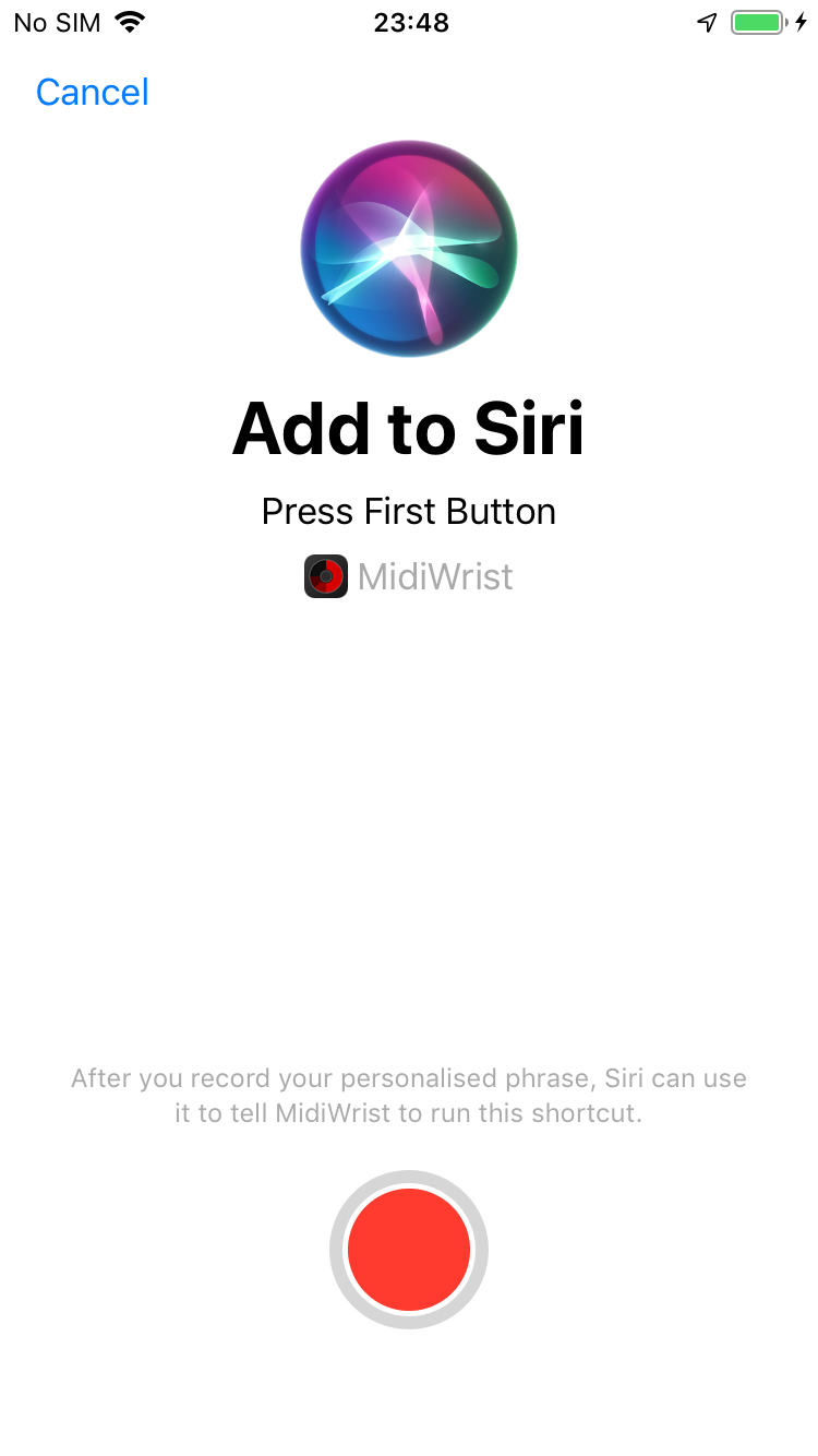 Siri Configuration 3